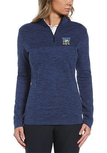 Perry Ellis Ladies' 1:4 Zip Pullover Perry Ellis Ladies' 1/4 Zip Pullover