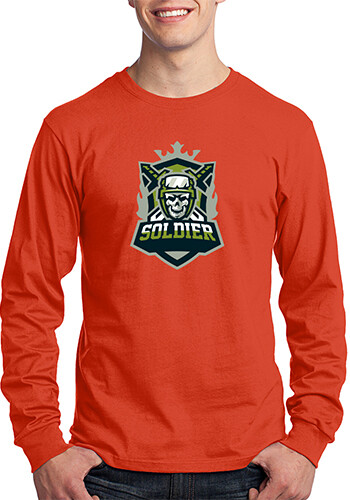 Port & Company Core Cotton Unisex Long Sleeve T-Shirt