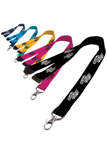 0.62 Polyester Lanyard with Safety Breakaway 0.62" Polyester Lanyard with Safety Breakaway