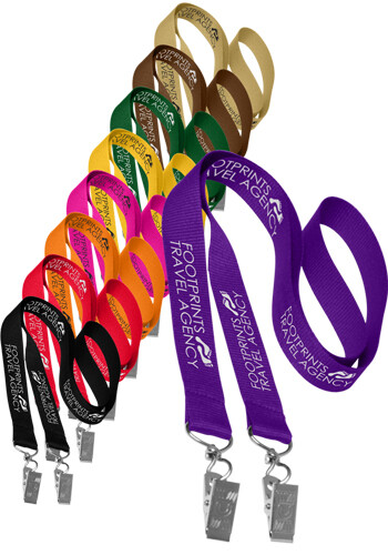 0.75 Double Ended Polyester Lanyard 0.75" Double Ended Polyester Lanyard