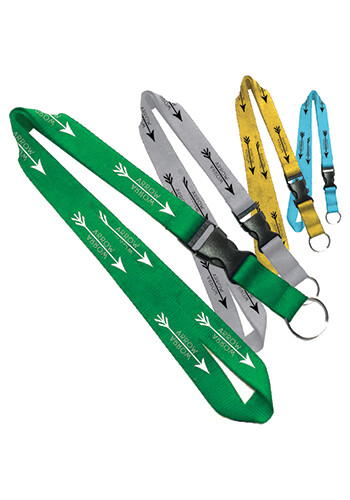 0.75 Lanyard with Detachable Buckle Release 0.75" Lanyard with Detachable Buckle Release