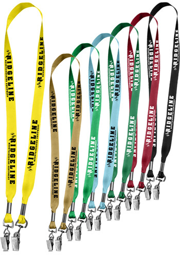 0.75 USA Made Double Ended Dye-Sub Lanyard 0.75" USA Made Double Ended Dye-Sub Lanyard