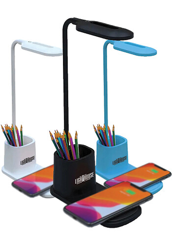 10W Multi-Functional LED Desk Lamp with Wireless Charger 10W Multi-Functional LED Desk Lamp with Wireless Charger
