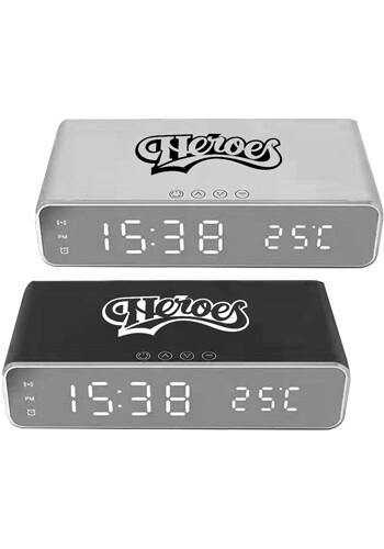 10W Multi-Functional Wireless Charger & Alarm Clock 10W Multi-Functional Wireless Charger & Alarm Clock