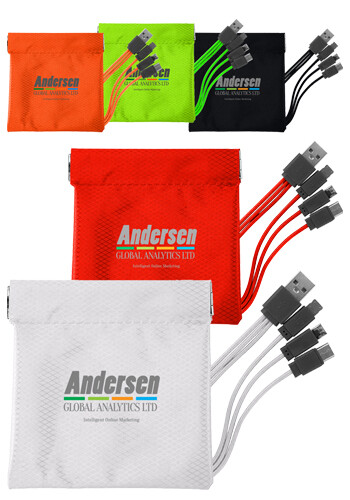3-in-1 Charging Cable & Pouch Set 3-in-1 Charging Cable & Pouch Set