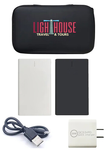 4000 mAh Slim 20W Power Bank & Charger Set 4000 mAh Slim 20W Power Bank & Charger Set