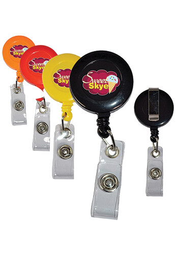 Retractable Badge Reel Holder with Belt Clip Retractable Badge Reel Holder with Belt Clip