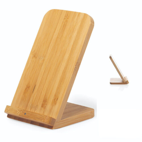 10w-wood-charging-stand 10W Natural Wood Wireless Charging Stand